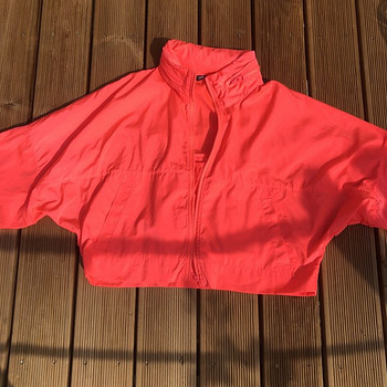 Neon pink jacket