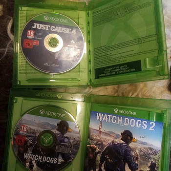 Müüa Xbox One mängud Just Cause 4 ja Watch Dogs 2