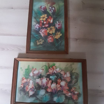 Две цветочные картины