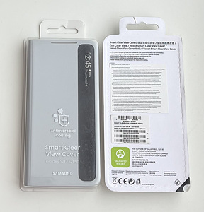 Samsung Galaxy S21 Smart Clear View Cover Light Grey (1 foto / 1)