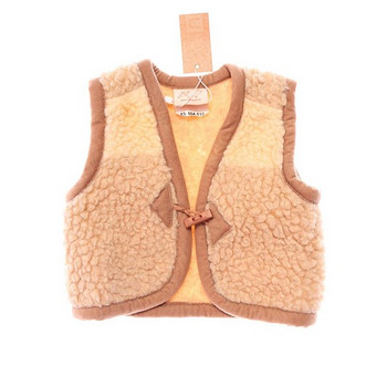 Меховой Beige жилет