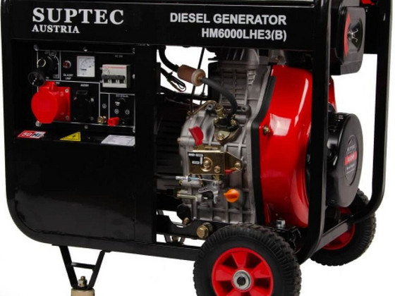 Дизельный генератор SUPTEC HM6000LHE 220В