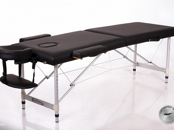 Складной массажный стол (кушетка) RESTPRO® ALU 2 (S) Black