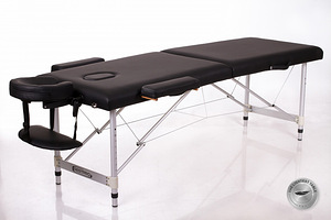 Складной массажный стол (кушетка) RESTPRO® ALU 2 (S) Black (1 фото из 9)