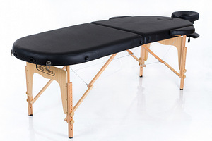 Kokkupandav massaažilaud RESTPRO® Classic Oval 2 Black (2 foto / 10)