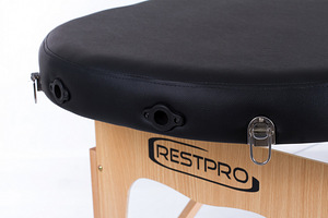 Kokkupandav massaažilaud RESTPRO® Classic Oval 2 Black (6 foto / 10)