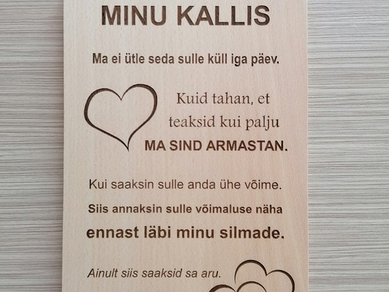 Tahvel/lõikelaud