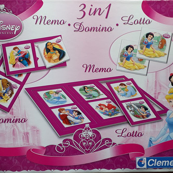 Kolm ühes lauamäng Memo Domina Loto 4+