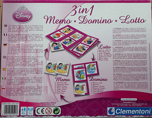Kolm ühes lauamäng Memo Domina Loto 4+ (4 foto / 4)