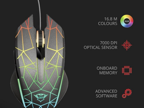 Компьютерная мышь Trust GTX 170 HERON RGB