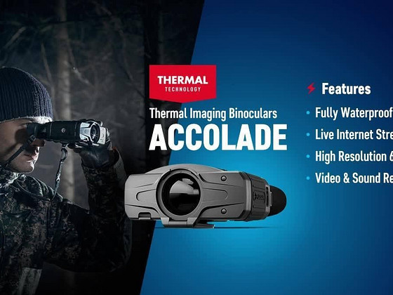 Тепловизионный бинокль Pulsar accolade LRFxp50 с дальномерoм
