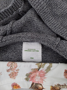 Reserved organic cotton kampsun (158) (3 foto / 3)