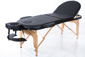 Kokkupandav massaažilaud RESTPRO® Classic Oval 3 Black (1 foto / 7)