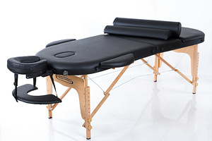 Kokkupandav massaažilaud RESTPRO® Classic Oval 3 Black (2 foto / 7)