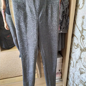 Блестящие брюки H&M, размер 40 (M)