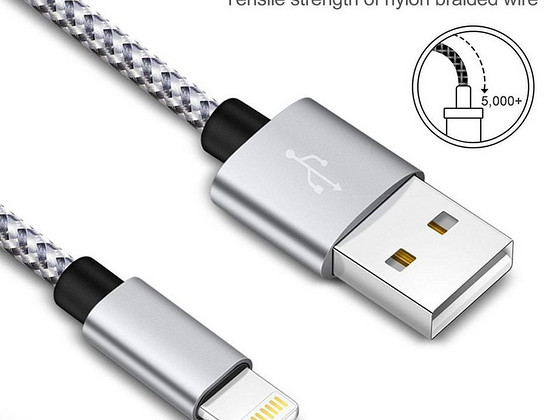 Uus !Laadija Lightning Apple iPhone/iPad/iPod Nylon/