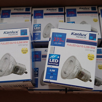 KANLUX PREMIUM FULLED GU10 3,3W 85lm/W MR16