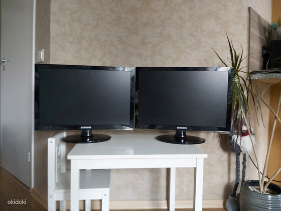 Samsung Syncmaster 2253LW, установка двух мониторов, 22 дюйма