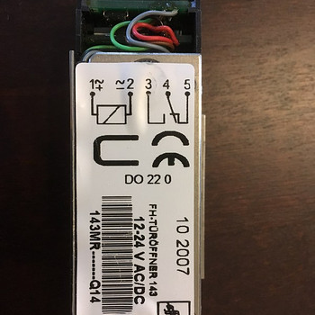 Электрический дверной отклик на 12 V с мотором