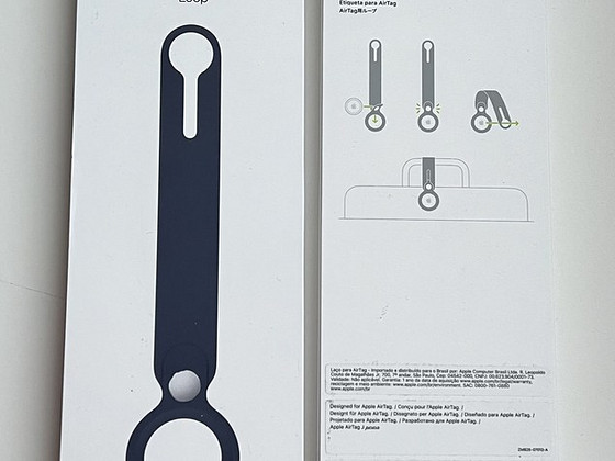 Apple AirTag Loop Deep Navy/White/Sunflower