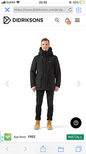Müüa sootsalt didriksoni meeste talve parka (3 foto / 6)