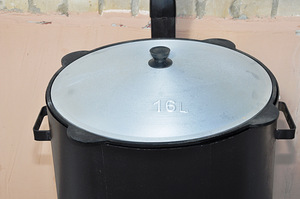 Korstnaga pliit+pada(16L)+skimmer 46 cm+kulp 46 cm (5 foto / 9)