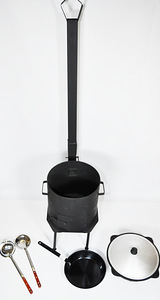 Korstnaga pliit+pada(16L)+skimmer 46 cm+kulp 46 cm (9 foto / 9)
