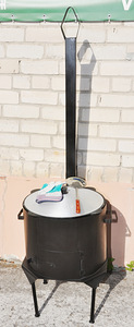 Korstnaga pliit(3mm)+pada(12L)+skimmer 46 cm+kulp 46 cm (7 foto / 10)