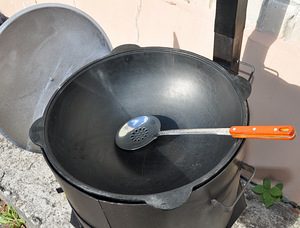 Korstnaga pliit(3mm)+pada(12L)+skimmer 46 cm+kulp 46 cm (2 foto / 10)