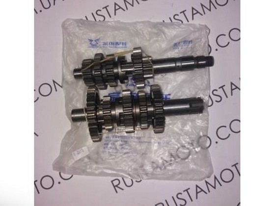 Первичный вал + Вторичный вал (Коробка) zs250gs