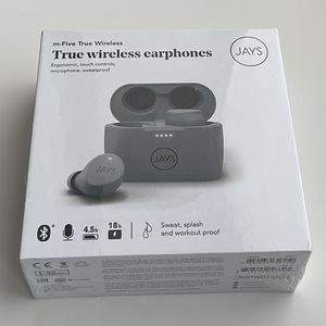 JAYS m-Five True Wireless Earphones , Gray (1 фото из 4)