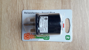 Adapter Euroopa pistikust inglise pistikuni (1 foto / 4)