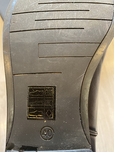 Nahast poolsaapad s40 Nahast saapad p40 (5 foto / 6)