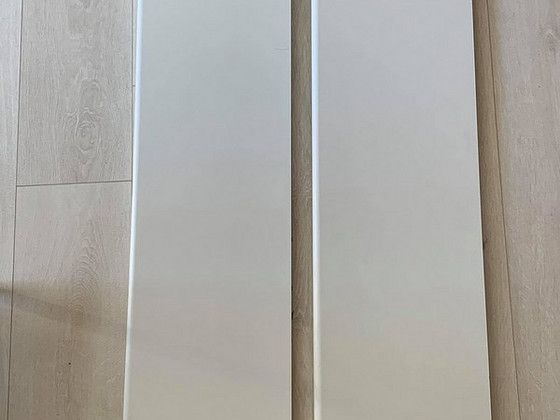Подоконники x2, 96.5cm, дерево, белые, новые