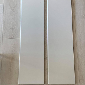 Подоконники x2, 96.5cm, дерево, белые, новые