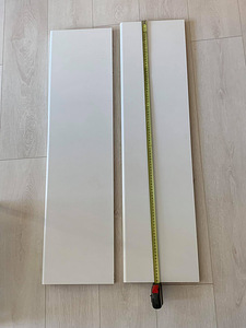 Künnised x2, 96,5cm, puit, valge, uus (2 foto / 5)