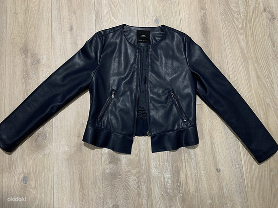 Zara куртка из искусственной кожи