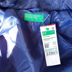 UC OF BENETTON - Детское пальто для девочки (3 фото из 4)