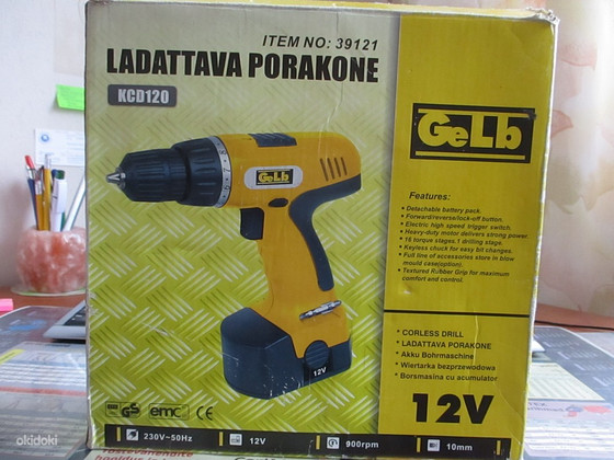 АКУДРЕЛЬ KCD 120,12V,D=10 mm