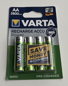 Varta AA 2600mAh Recharge Accu Power 4tk (1 foto / 2)