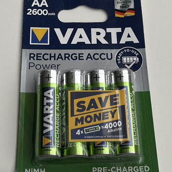 Varta AA 2600mAh Recharge Accu Power 4tk