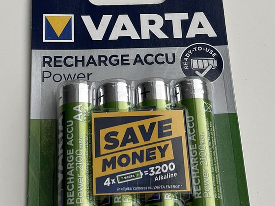 Varta AA 2100mAh Recharge Accu Power 4tk