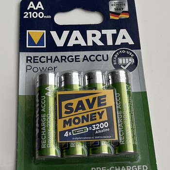 Varta AA 2100mAh Recharge Accu Power 4tk