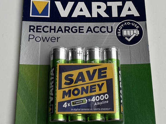 Varta AAA 800mAh Recharge Accu Power 4tk