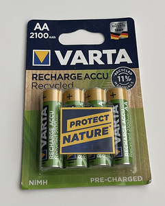 Varta AA 2100mAh Recharge Accu Recycled 4tk (1 foto / 2)