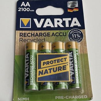 Varta AA 2100mAh Recharge Accu Recycled 4tk