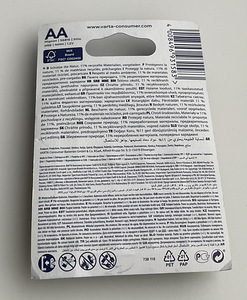 Varta AA 2100mAh Recharge Accu Recycled 4tk (2 foto / 2)