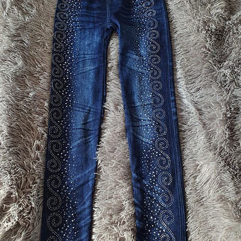 Леггинсы с камнями l / xl