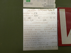 90-131 V.ALBERTI Multi-расточной станок (б/у) (7 фото из 7)