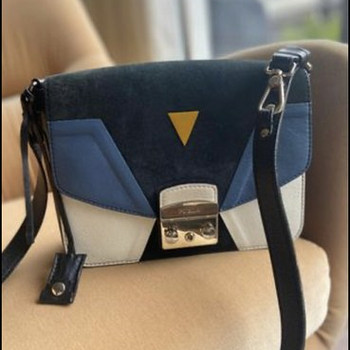 Сумка через плечо furla, кожа